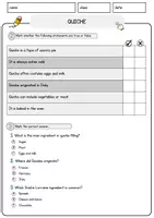 Vorschau - Arbeitsblätter - Quiche Food Englisch Lesetext mit Richtig Falsch-, Multiple-Choice- und Offenen Fragen (Englisch Arbeitsblatt) - Seite 2