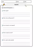 Vorschau - Arbeitsblätter - Quiche Food Englisch Lesetext mit Richtig Falsch-, Multiple-Choice- und Offenen Fragen (Englisch Arbeitsblatt) - Seite 3