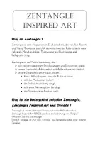 Vorschau - Arbeitsblätter - Zentangle Inspired Art - Meditatives Zeichnen - Seite 1
