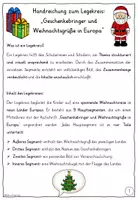 Vorschau - Mal- und Bastelvorlagen - Geschenkebringer & Weihnachtsgrüße in Europa LEGEKREIS (Weihnachten in anderen Ländern) - Seite 2