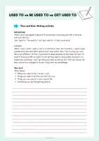 Vorschau - Arbeitsblätter - Used to/be used to/get used to: Erklärung, Übungen, Schreiben (A2+/B1) - Seite 3