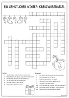 Vorschau - Spiele - Weihnachtliche Kreuzworträtsel und Suchsel für Kinder - Seite 1