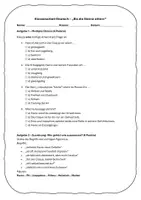 Vorschau - Test - Klassenarbeit zum Roman "Bis die Sterne zittern" von Johannes Herwig - Seite 1
