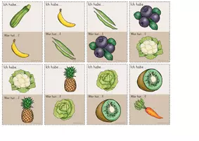 Vorschau - Stundenentwürfe - gesunde Ernährung - Materialpaket (Obst & Gemüse, Ernährungstagebuch, Spiel) - Seite 2