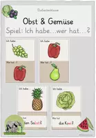 Vorschau - Spiele - Spiel gesunde Ernährung / Obst und Gemüse - Deckblatt