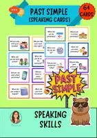 Vista previa - Tarjetas / Manipulativos - PAST SIMPLE Speaking cards - Tarjetas de conversación Inglés Primaria - Portada