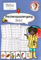 Vorschau - Arbeitsblätter - Rechenspaziergang Herbst | Schriftliche Addition Subtraktion ZR 1000 Klasse 3-4 - Deckblatt
