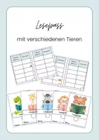 Vorschau - Arbeitsblätter - Lesepass - Deckblatt
