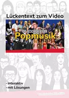 Vorschau - Arbeitsblätter - Lückentext: Die Geschichte der Popmusik - Deckblatt