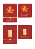 Vorschau - Poster - Bild- und Wortkarten zum Herbst - Seite 2