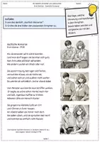 Vorschau - Arbeitsblätter - Erich Kästners ,,Sachliche Romanze” - Ein Gedicht verstehen und untersuchen - Arbeitsblätter mit Differenzierung & Lösungen - Seite 2