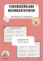 Vorschau - Spiele - Ferienerzählung Weihnachtsferien - Deckblatt