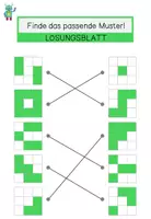 Vorschau - Stationenlernen - Geometrische Grundlagen: Logische Muster verbinden & zeichnen | Differenziert | Klasse 1-2 - Seite 3