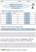 Vorschau - Arbeitsblätter - Stellenwerttafel bis zur Millionen und Milliarde - Seite 2