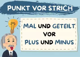 Vorschau - Merkblätter - Plakate Rechenregeln - Deckblatt