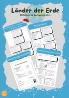 Vorschau - Arbeitsblätter - Länder dieser Welt - Referate im Sachunterricht Klasse 4 - Deckblatt
