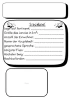 Vorschau - Arbeitsblätter - Länder dieser Welt - Referate im Sachunterricht Klasse 4 - Seite 2