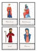 Vorschau - Spiele - Bildkarten: Die Weihnachtsgeschichte – 22 kindgerechte Wortschatzkarten für DaZ & Grundschule - Seite 3