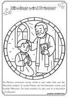 Vorschau - Mal- und Bastelvorlagen - Mandala Malbuch: „Die Legende des Heiligen Nikolaus“ - Seite 3