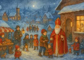 Vorschau - Bildkarten - Wimmelbilder Nikolaus/Weihnachten - Seite 1