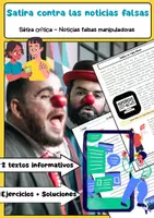 Vista previa - Unidades / Secuencias / Situaciones de Aprendizaje - Sátira frente a Fake News: diferencias y ejemplos - Portada
