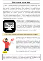Vista previa - Unidades / Secuencias / Situaciones de Aprendizaje - Sátira frente a Fake News: diferencias y ejemplos - página 1