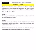 Vorschau - Fördermaterial/Inklusion - Terme multiplizieren (Terme vereinfachen, Freiarbeitsmaterial) - Seite 1