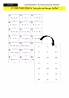 Vorschau - Fördermaterial/Inklusion - Terme multiplizieren (Terme vereinfachen, Freiarbeitsmaterial) - Seite 2