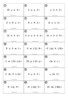 Vorschau - Fördermaterial/Inklusion - Terme multiplizieren (Terme vereinfachen, Freiarbeitsmaterial) - Seite 3
