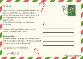 Vorschau - Arbeitsblätter - Wichtel Willi Version 1_Adventswichteln - Seite 3
