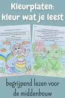 Voorbeeld - Kleur wat je leest kleurplaten Nederlands begrijpend lezen - Voorblad