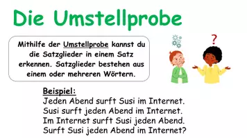 Vorschau - Stundenentwürfe - Satzglieder: Arbeitsheft, Probearbeit, Präsentation - ganze Unterrichtseinheit - Materialpaket (Subjekt, Prädikat, Objekt, Angaben) - Seite 3