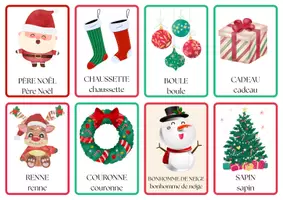 Aperçu - Jeux - Imagier de Noël - Page 1