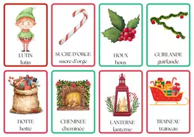 Aperçu - Jeux - Imagier de Noël - Page de couverture