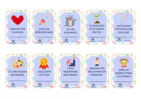 Vista previa - Refuerzo / NEE / Materiales de apoyo - Tarjetas refuerzo positivo - Motiva la autoestima - página 2