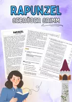 Vorschau - Arbeitsblätter - Rapunzel: Erarbeitung eines Märchens - Deckblatt