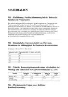 Vorschau - Arbeitsblätter - Klausur - allosterische Regulation, Enzymatik - Seite 1