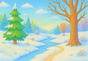 Vorschau - Mal- und Bastelvorlagen - Kunst - Meine Winterwelt. Collage Bastelset für kreativen Kunstunterricht im Winter und zu Weihnachten #Silvesterknaller25 #rabattraketenzusalevester25 - Seite 3