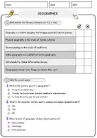 Vorschau - Arbeitsblätter - Geographer Jobs Englisch Leseverstehen mit Richtig-Falsch-, Multiple-Choice- und Offenen Fragen (Englisch Arbeitsblatt) - Seite 2