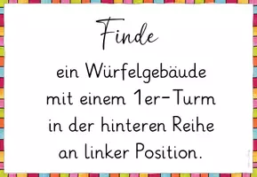 Vorschau - Fördermaterial/Inklusion - Karteikarten: Raum-Lage eines Würfels im 3x3 Feld - Seite 3