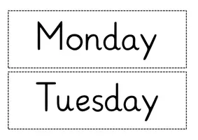 Vorschau - Präsentationen/Tafelbilder - Englischer Tafelkalender - Seite 3