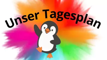 Vorschau - Poster - Tagesplan & Fächerkarten-Set Pinguin-Klasse - Seite 1
