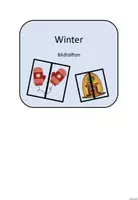 Vorschau - Arbeitsblätter - Klettmappe (TEACCH-Mappe) mit Bildhälften - Thema Winter - Seite 2