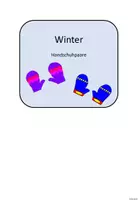 Vorschau - Arbeitsblätter - Klettmappe (TEACCH-Mappe) Handschuhpaaren - Thema Winter - Seite 2