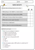 Vorschau - Arbeitsblätter - Nurse Midwife Jobs Englisch Leseverstehen mit Richtig-Falsch-, Multiple-Choice- und Offenen Fragen (Englisch Arbeitsblatt) - Seite 2