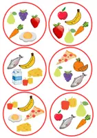 Vista previa - Unidades / Secuencias / Situaciones de Aprendizaje - JUEGO PAREJAS DE LOS ALIMENTOS - página 1