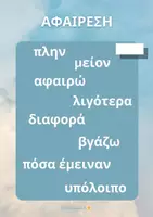 Προεπισκόπηση - Αφίσες - Αφίσες για τις μαθηματικές πράξεις - Σελίδα 1