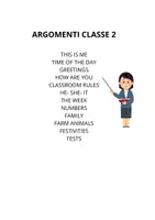 anteprima - Esercizi - QUADERNO DI INGLESE CLASSE 2 - Pagina 1