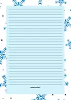 Vorschau - Arbeitsblätter - ❄️ Briefpapier für die Winterzeit | Schreibvorlage Winter | Aufsatz schreiben im ❄️ Winter | Winter Schreibanlass - Seite 2