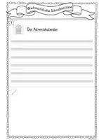Vorschau - Arbeitsblätter - 24 Weihnachtliche Schreibanlässe - Schreibkalender, Arbeitsheft - Seite 2